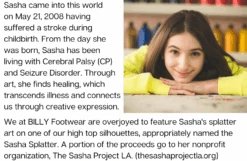 Sasha Splatter BILLY Classic Lace High Tops 14 Sasha Splatter BILLY Classic Lace High Tops -Billy Footwear SashaBio