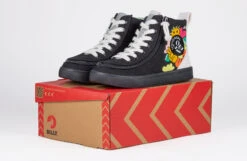 UNI Love Black Multi BILLY Classic Lace High Tops -Billy Footwear bk22100 009 on box 1 940x614 52664383458 o