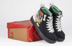 UNI Love Black Multi BILLY Classic Lace High Tops -Billy Footwear bk22100 009 on box 2 940x614 52664383718 o