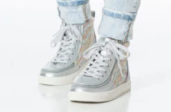 Silver Rainbow BILLY Classic Lace High Tops 21 Silver Rainbow BILLY Classic Lace High Tops -Billy Footwear bk23100 041 studio standing 2 940x614 52633975680 o