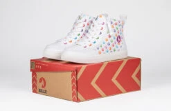 Rainbow Polka BILLY Classic Lace High Tops -Billy Footwear bk23100 111 onbox 1 940x614 52489753825 o