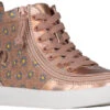 Rose Gold Daisy BILLY Classic Lace High Tops
