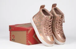 Rose Gold Daisy BILLY Classic Lace High Tops 18 Rose Gold Daisy BILLY Classic Lace High Tops -Billy Footwear bk23100 680 on box 2 940x614 52550267714 o