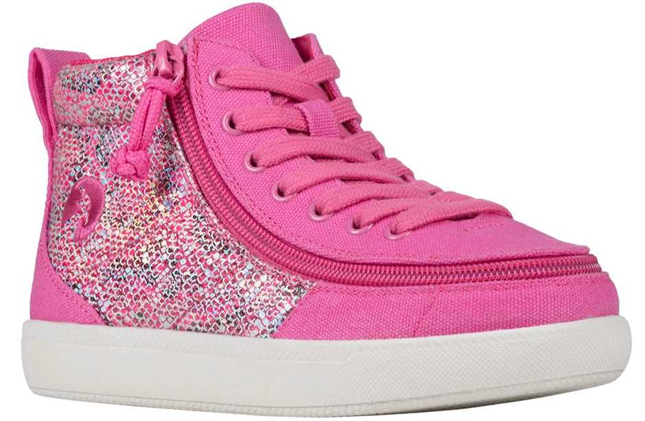 Fuchsia Snake BILLY Classic D|R II High Tops 1 Fuchsia Snake BILLY Classic D|R II High Tops