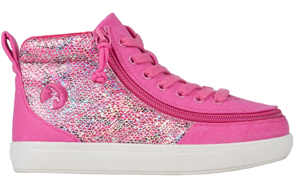 Fuchsia Snake BILLY Classic D|R II High Tops 2 Fuchsia Snake BILLY Classic D|R II High Tops - Image 2