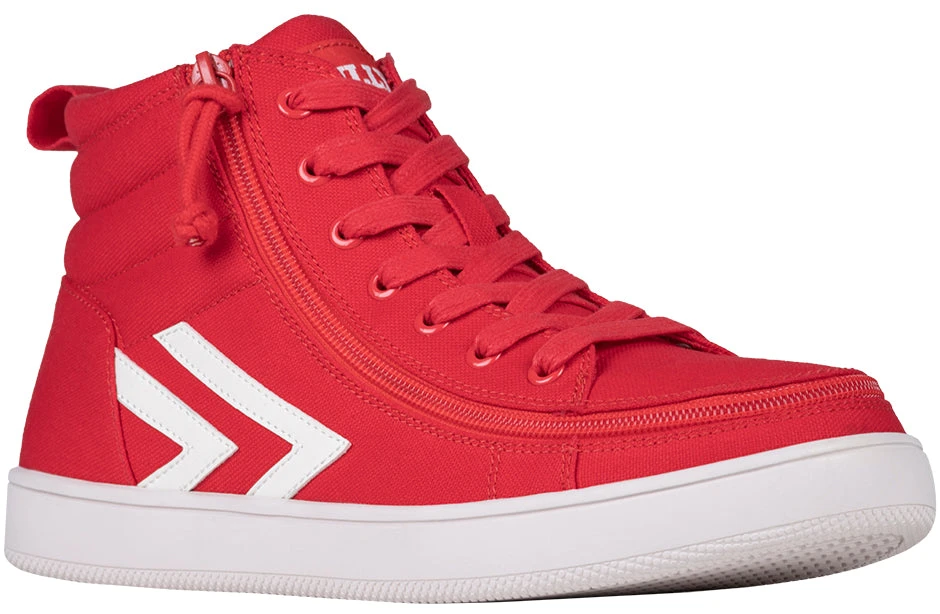 Men's Red/White BILLY CS Sneaker High Tops 1 Men's Red/White BILLY CS Sneaker High Tops