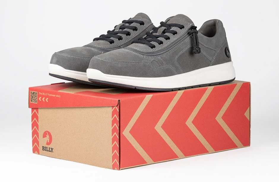 Men's Grey Suede BILLY Comfort Joggers 7 Men's Grey Suede BILLY Comfort Joggers - Image 7